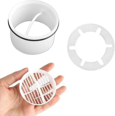 Produktbild von Silikon-Haarabspülfilter mit Haarfang und Abfluss - 1 Stück