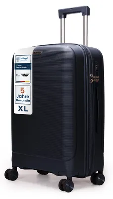 Produktbild von 4FLY Leichter Hartschalen-Reisekoffer XL 75 cm (90L) – mit TSA-Schloss, 4 Spinner-Doppelrollen und Aluminium-Teleskopgriff, Aufgabegepäck