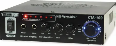 Image de CHILITEC Mini-amplificateur Hi-Fi CTA-100, noir