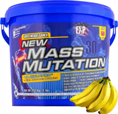Produktbild von Gainer Mass Weight Complex Mit Protein Muskelaufbau Banane 2270g