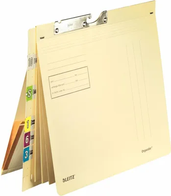 Produktbild von LEITZ Pendelhefter n'braun kaufm. Heftung 4 Trennblätter Organisa