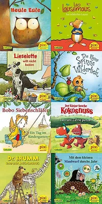 Immagine prodotto di Pixi-Box 297: Pixis liebste Kinderbuch-Helden (8x8 Exemplare)