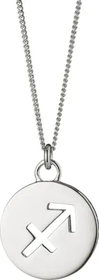 Produktbild von cai Halskette Schütze Sternzeichen 925/- Sterling Silber rhodiniert