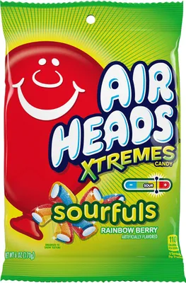 Produktbild von Airheads Xtremes Sourfuls Rainbow Berry (12 x 170g)