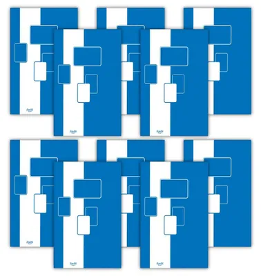 Produktbild von Notizblock/Briefblock A4, kariert, 50 Blatt Bantex Budget, 10 Stück Packung 400116671