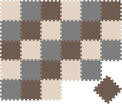 Zdjęcie produktu dla 27-elementowa mata do układania puzzli dla dzieci od zera - mata do raczkowania 30x30