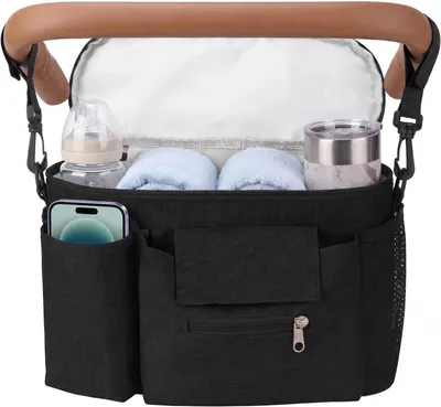 Produktbild von Kinderwagen-Organizer, universelle wasserdichte Kinderwagentasche, für Windeln