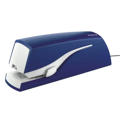 Produktbild von Leitz 55330035, 20 Blätter, 200 Heftklammern, 2 cm, Kunststoff, Blau, 1 kg