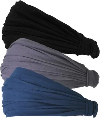 Imagen del producto de Banda para el pelo elástica, para deportes, diseño liso, para hombre