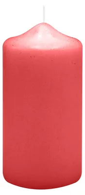 Produktbild von Spitzkopf Stumpen Kerzen Rot 12 x Ø 6 cm, 12 Stück