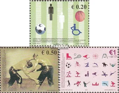 Produktbild von Briefmarken Kosovo 2007 Mi 83-85 (kompl.Ausg.) gestempelt Sport