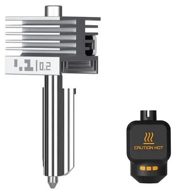 Hotend 0,2 mm gehärteter Stahl, Quick Swap, kompatibel mit Bambu Lab