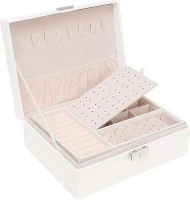 Produktbild von Famanu Schmuckständer - Schmuckbox mit Sicherheitsverschluss - 22,9 x 17 x 9 cm