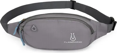 Produktbild von Umh?ngetasche, Umh?nge-Gš¹rteltasche fš¹r Damen und Herren, wasserdichte Gš¹rteltasche aus Nylon, gro?e Kapazit?t, multifunktionale Sport-Reittasche