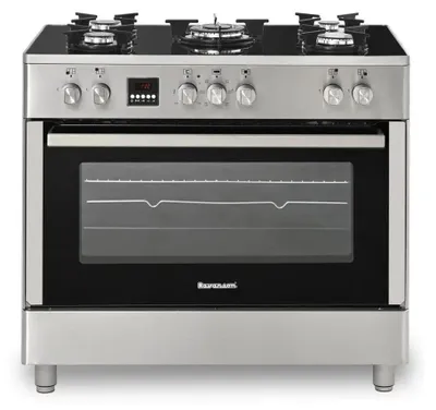 Produktbild von Ravanson KWGE-K90 Glass Inox gas-electric cooker