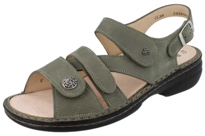 Produktbild von FINN COMFORT Gomera Damen Sandale farngrün Nubukleder - Größe: 40
