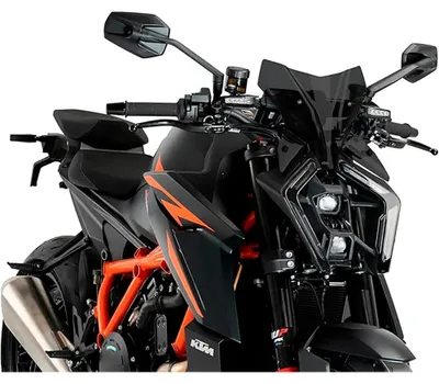 Produktbild von PUIG Dunkelrauch Naked Sport Windschild 285x285mm für KTM