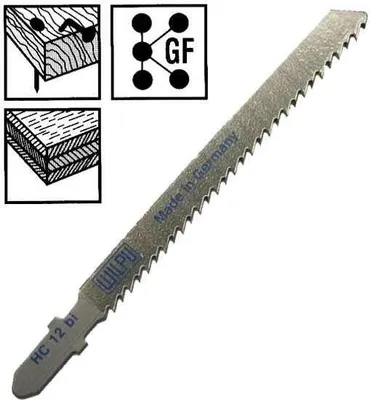 Zdjęcie produktu dla Wilpu Jig Saw Blade Set Hc12Bi T101Bf 5Pcs