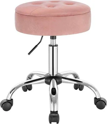 Produktbild von Famanu Drehstuhl Ergonomisch - Höhenverstellbar - Rosa