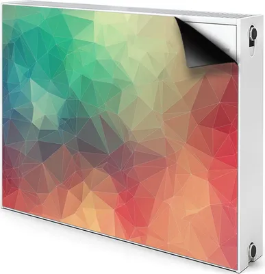 Produktbild von Magnet Heizkörper-Abdeckung Verkleidung Abdeckung Heizkörperabdeckung 80x60 cm  - Bunt, muster, 3d
