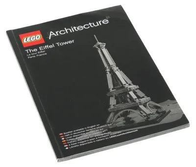 Produktbild von 1x Lego Bauanleitung Buch Architecture The Eiffel Tower Eiffelturm 21019