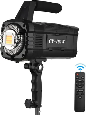 Produktbild von Andoer CY-100W 100W COB Studio LED Videolicht Fotografie Licht Zweifarbig 3000-6000K Dimmbare Helligkeit CRI ¡Ý95 fuer Live Stream Studiofotografie Outdoor Fotografie Portrait Videoaufnahmen