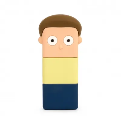 Produktbild von Thumbs Up PowerSquad - Powerbank CN "Morty" - Cartoon Network, 2500 mAh, Lithium-Ion (Li-Ion), Blau, Braun, Gelb