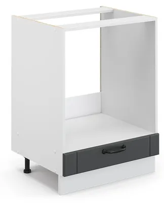 Produktbild von Herdumbauschrank Vicco Fame-Line Anthrazit Landhaus 60 cm ohne Arbeitsplatte, Model 36023