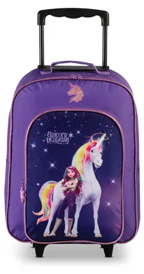 Produktbild von Unicorn Academy Kindertrolley: Violett/Lila