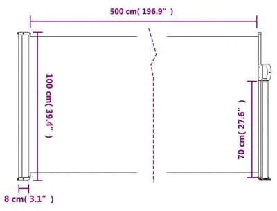 Zdjęcie produktu dla VidaXL 4004395, Ciemny Zielony, 1000 mm