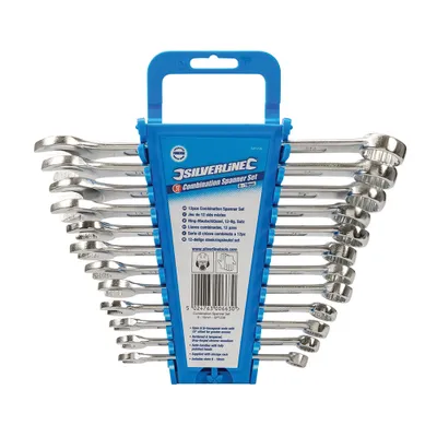 Produktbild von Silverline SP1236 Combination Spanner Set 12-Piece 8 - 19mm