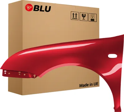 Immagine prodotto di BLU Parafango compatibile con VW Volkswagen Bora 1J1 1J6 LC3X Sinistra Rot MuranoRot | 1998-2005 | Anteriore | Verniciato | Pronto per il montaggio | Acciaio