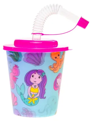 Produktbild von Duckiez Cup mit Deckel und Strohfermaid, 12st.