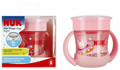 Produktbild von NUK Mini Magic Cup 160 ml 6m+ Pink 10751352