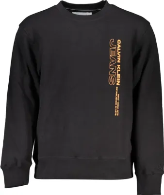 Produktbild von Herren Sweatshirt Schwarz: Gefüttertes Langarmshirt mit Rundhals