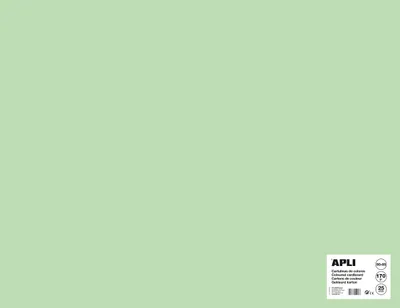 Image de Papier couleur Apli A2+ 170 g - vert émeraude - 25 feuilles