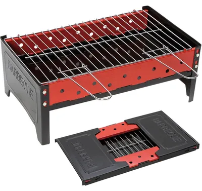 Produktbild von Kompakter Holzkohlegrill für Camping und Reisen