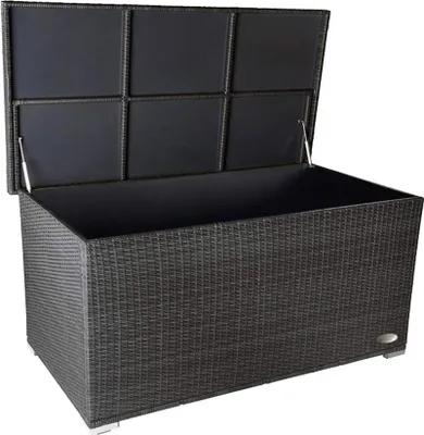 Produktbild von Auflagenbox Venezia 146x83x80 cm rostfrei, belüftet, Deckel als Tischplatte