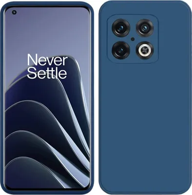Produktbild von OnePlus 10 Pro 5G Hülle, Flüssig Silikon Weich Gummi Schutzhülle für OnePlus 10 Pro 5G Blau