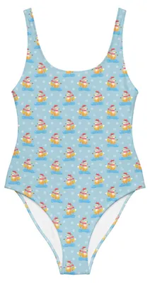 Produktbild von Mr. & Mrs. Panda Shape-Badeanzug Hase Snowboarden Größe L - Beige - Geschenk, Swimsuit, Badeanzug, Wintersport, Strandmode, Snowboardschule, Winterurlaub, Damen-Einteiler