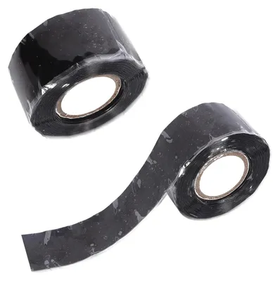 Imagen del producto de Aislamiento autoadhesivo, resistente al calor, 2 rollos de 2,5 mm x 3 m, para reparaciones