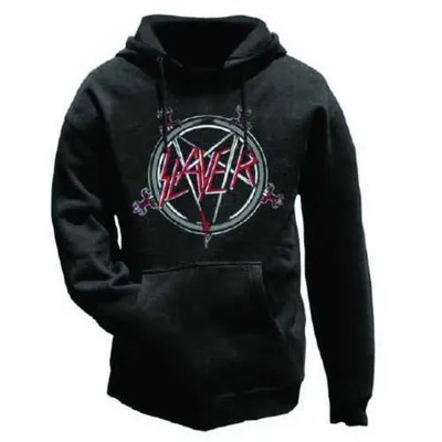 Immagine prodotto di Felpa con cappuccio ufficiale della band - Slayer - Pentagram