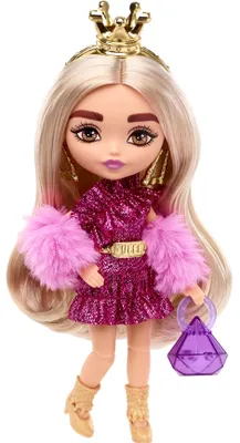 Produktbild von Barbie Extra HJK67, Mini-Puppe, Weiblich, 3 Jahr(e), Mädchen, 139 mm, 80 g