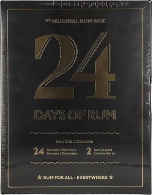 Produktbild von 1423 Rum Tasting 24 Days of Rum Black Edition 41,3% Vol. 24x0,02L