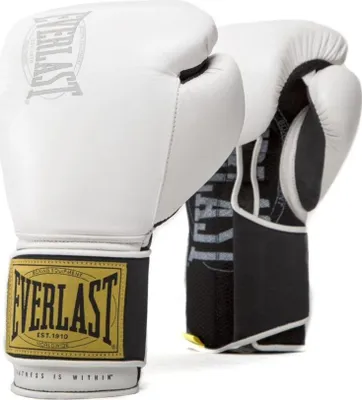 Zdjęcie produktu dla Everlast 1910 Klasyczne rękawice treningowe, białe 12 uncji