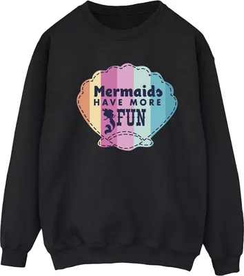 Produktbild von Disney - "The Little Mermaid Fun" Sweatshirt für Damen BI23396 (M) (Schwarz)