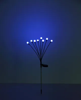 Produktbild von GLOBO 336090-8RGB Solarleuchte Edelstahl, 8x RGB LED