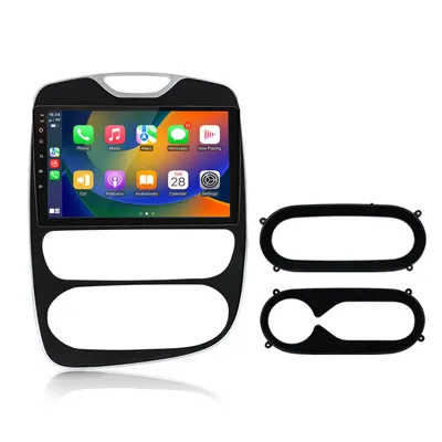 Image de CarPlay 4 + 64 Go - Compatible avec la Renault Clio 4 (2017-2019) - Autoradio 10 pouces Android 14 avec GPS, navigation, Wi-Fi, SWC, DAB+ et RDS