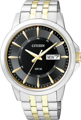 Produktbild von Citizen Herren-Uhr Sporty Analog Quarz Edelstahl-Armband BF2018-52EE