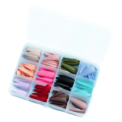 Produktbild von Künstliche Nägel zum aufkleben - press on nails - fertig zum aufkleben - elegante fertige fingernägel nail art(Stil 2)